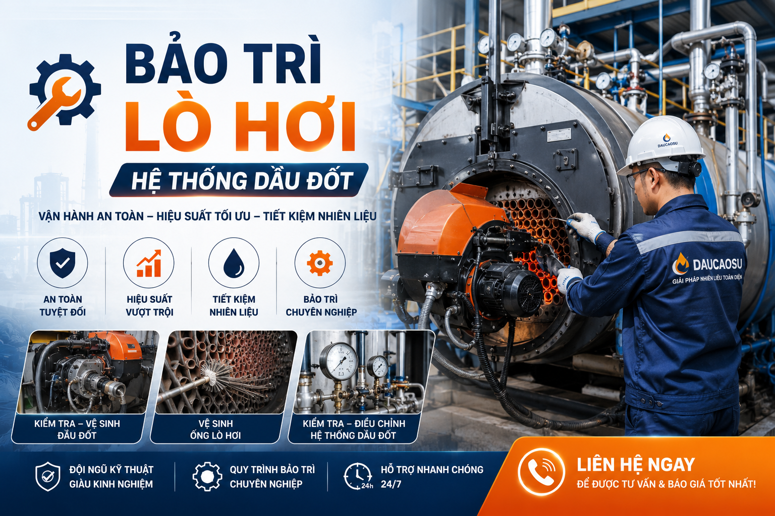 bảo trì lò hơi